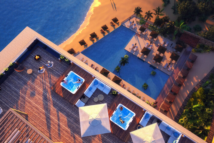 Arama_bay_roof_02, 105 Midtown, Puerto Vallarta, Jalisco, México