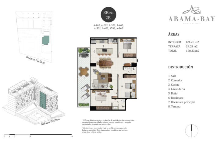 Unit_type_A02, 105 Midtown, Puerto Vallarta, Jalisco, México