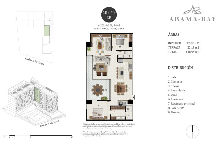 Unit_type_A03, 105 Midtown, Puerto Vallarta, Jalisco, México