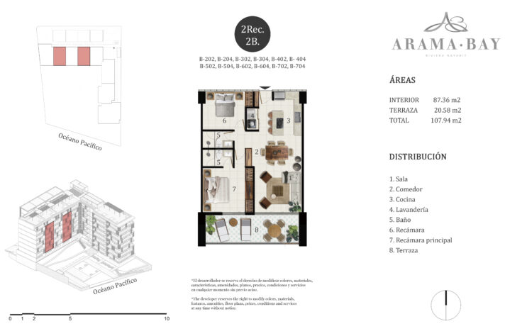 Unit_type_B0204, 105 Midtown, Puerto Vallarta, Jalisco, México