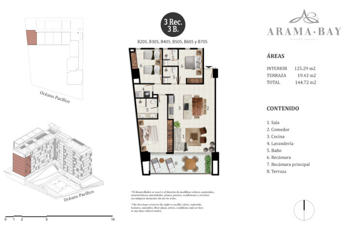 Unit_type_B05, 105 Midtown, Puerto Vallarta, Jalisco, México