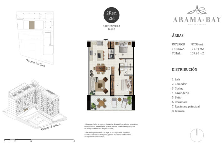 Unit_type_B102, 105 Midtown, Puerto Vallarta, Jalisco, México