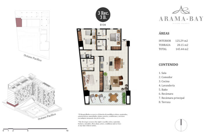Unit_type_B104, 105 Midtown, Puerto Vallarta, Jalisco, México