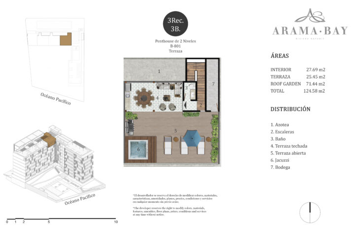 Unit_type_B801_PA, 105 Midtown, Puerto Vallarta, Jalisco, México