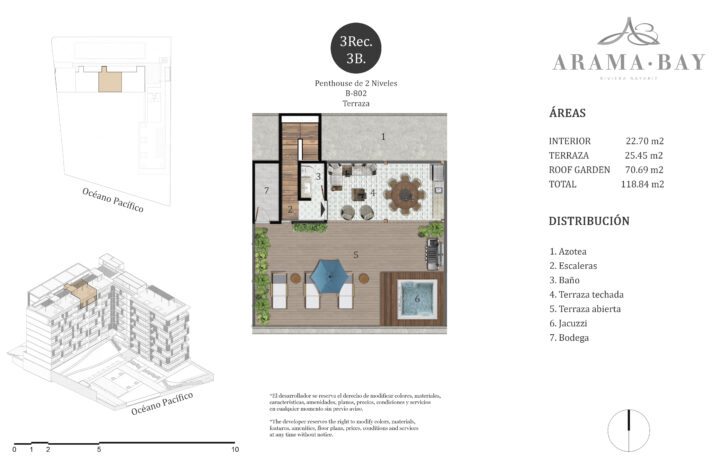 Unit_type_B802_PA, 105 Midtown, Puerto Vallarta, Jalisco, México