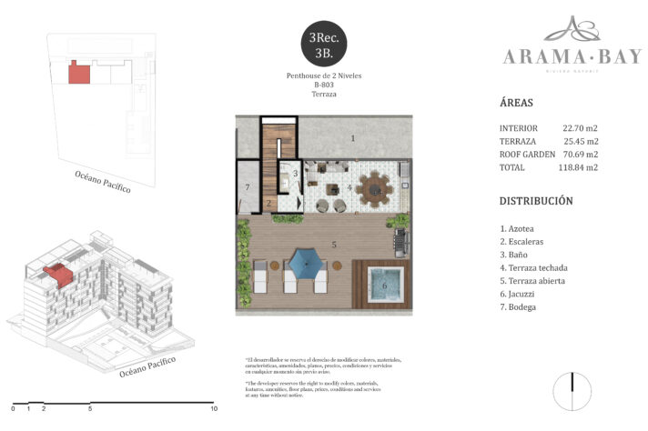 Unit_type_B803_PA, 105 Midtown, Puerto Vallarta, Jalisco, México