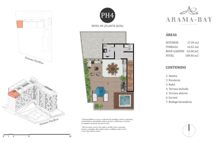 Unit_type_B804_PA, 105 Midtown, Puerto Vallarta, Jalisco, México