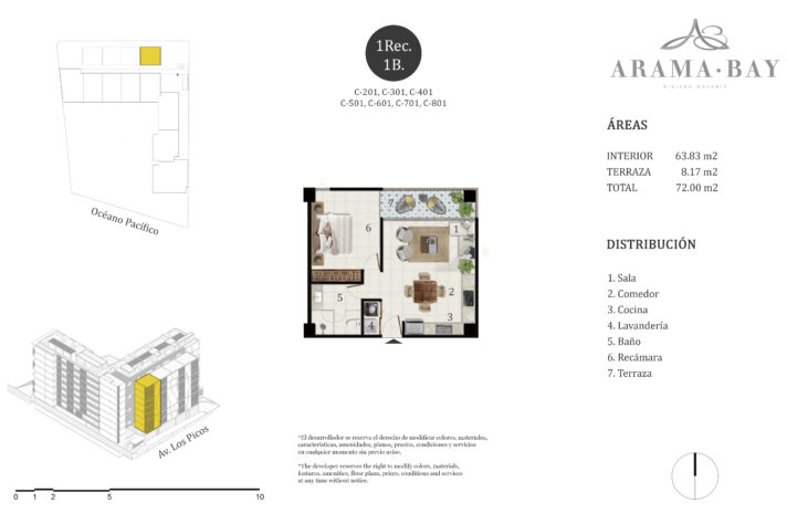 Unit_type_C01, 105 Midtown, Puerto Vallarta, Jalisco, México