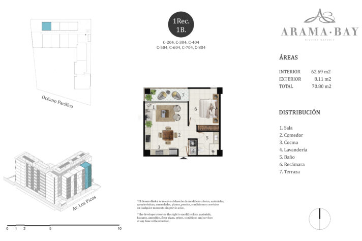 Unit_type_C04, 105 Midtown, Puerto Vallarta, Jalisco, México