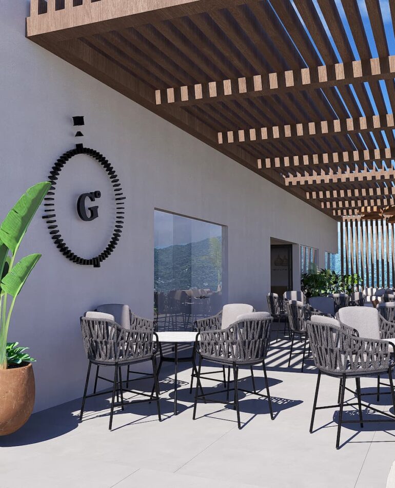 Area de Mesas_2026, 105 Midtown, Puerto Vallarta, Jalisco, México